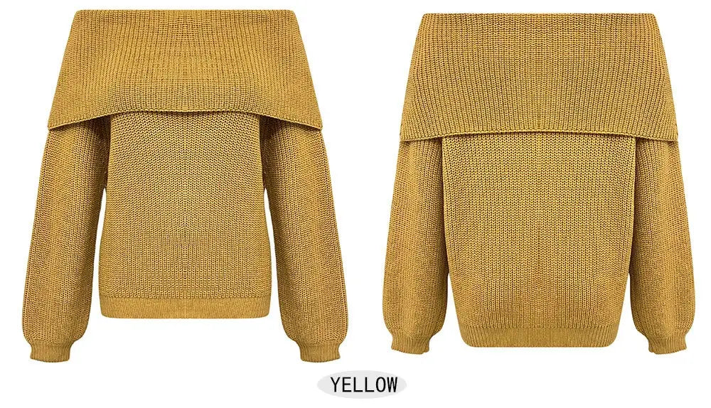 Maglione acrilico a maglia per maglione pullover femminile streetwear s-xl solido