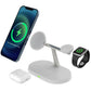 Three-in-one Magnetic Wireless Charger - Zap Your Devices with This Magnetic Marvel Charger