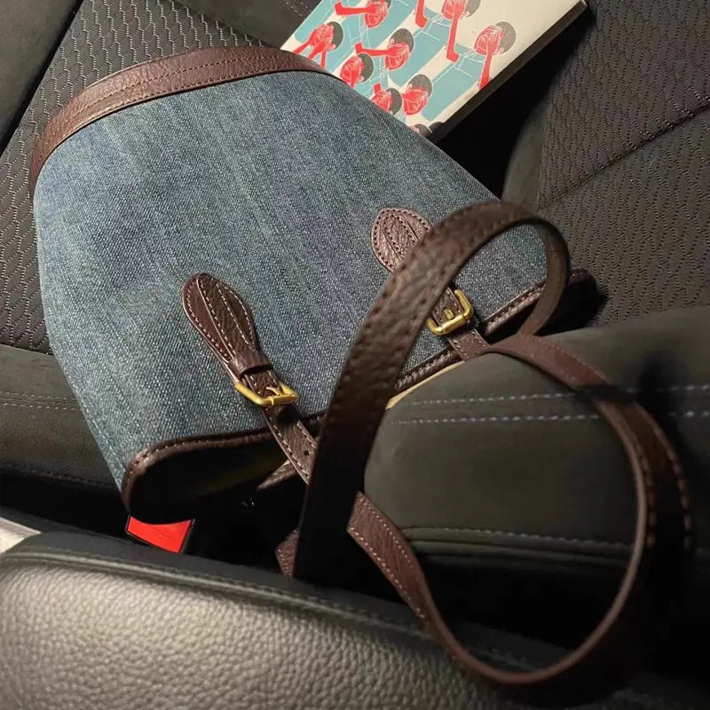 Denim pendeldaja kott mitmeotstarbeline reisikott meestele ja naistele