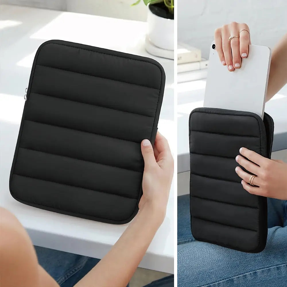 Mála stórála táibléid uiscedhíonach le leaisteacha le haghaidh feistí 9.7 go 11 orlach