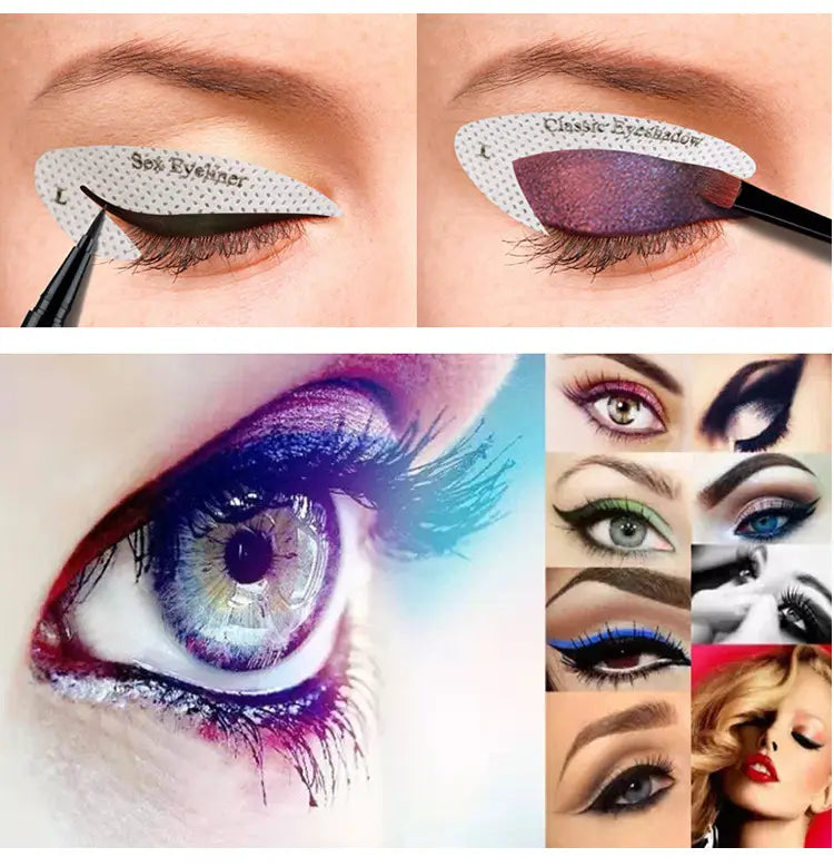 Eye Makeup and Eyeliner Stencils for Flawless Look Precise Application
