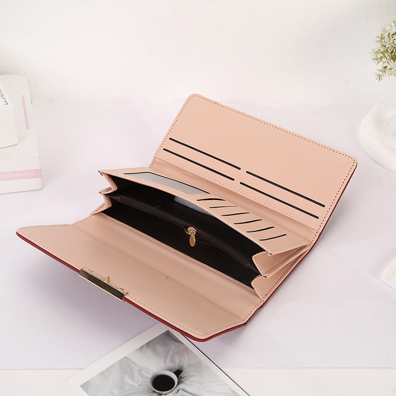 Veekindel polüester -rahakott triipude ja pesu sisekujundusega koduladustamiseks