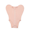 Bambu Fiber Baby Anti-startle Sova Påse Nyfödd Ben Läcka Jumpsuit Överlämnande Stil Baby Swaddling  - Ljus Rosa