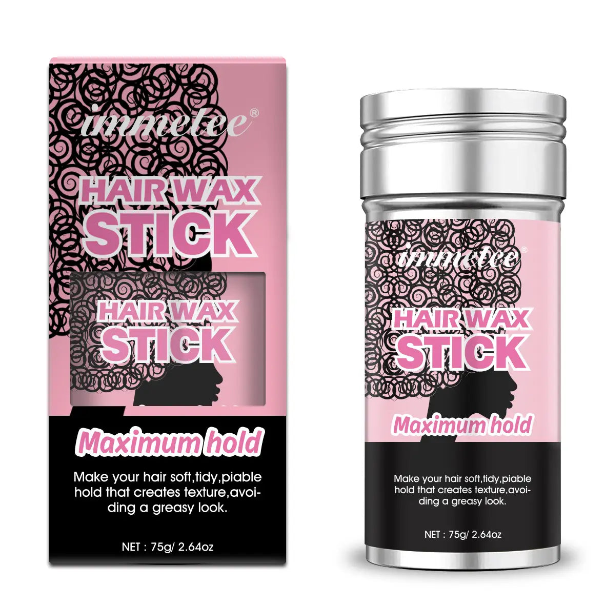 Refreshing And Finishing Broken Hair Frizzy Styling Wax Stick