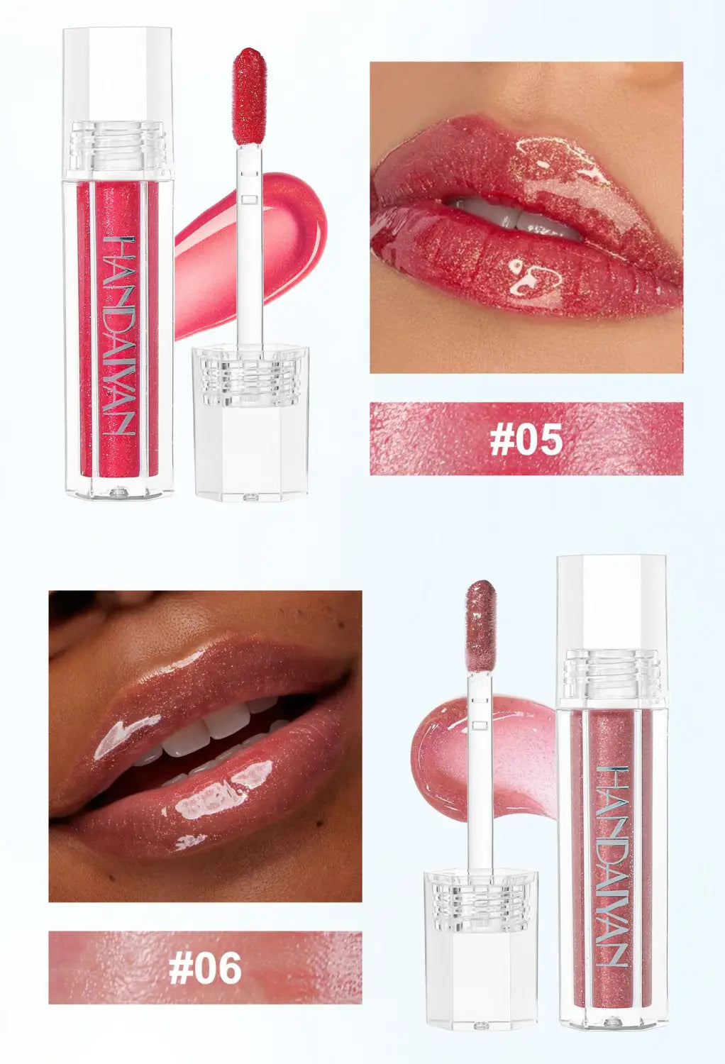Moisturizing Pearlescent Lip Paint Long Lasting Hydrating Color
