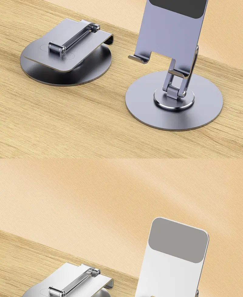 Aluminum Alloy Mobile Phone Desktop Bracket with Rotation Telescopic Adjustment