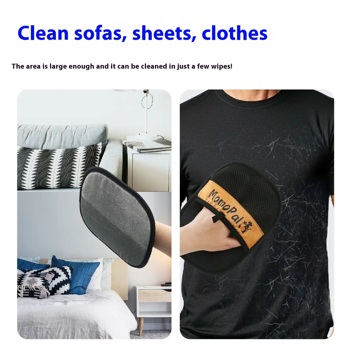 Lemmikkieläinten hoitokäsine koirille ja kissoille Deshedding Brushin karvanpoistoaja Mitt