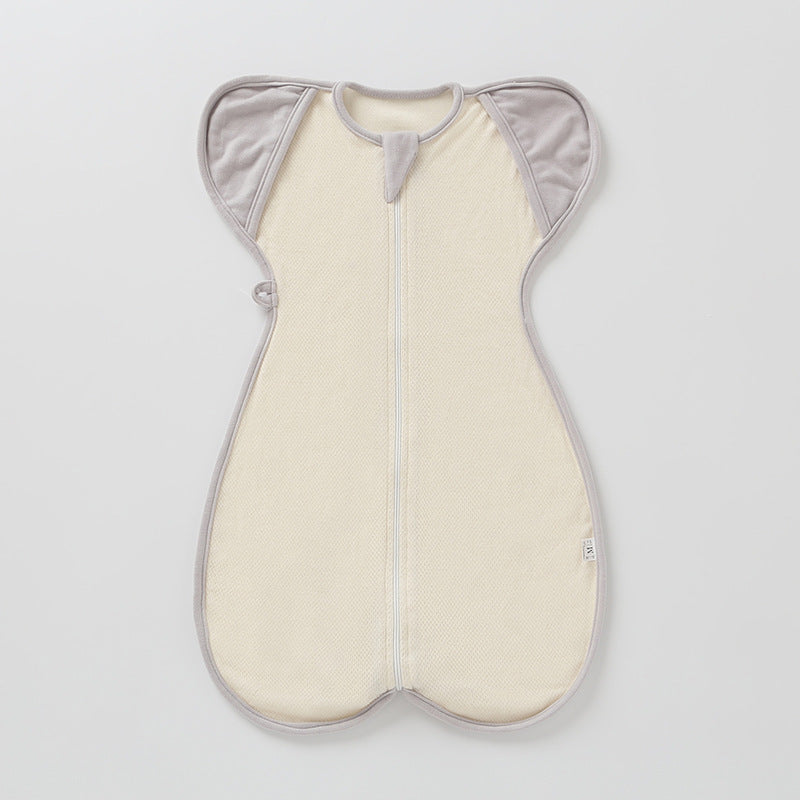 Baby Sleeping Bag Surrender Breathable Dual-use Newborn Organic Cotton Anti-kicking Blanket Leggings Swaddling