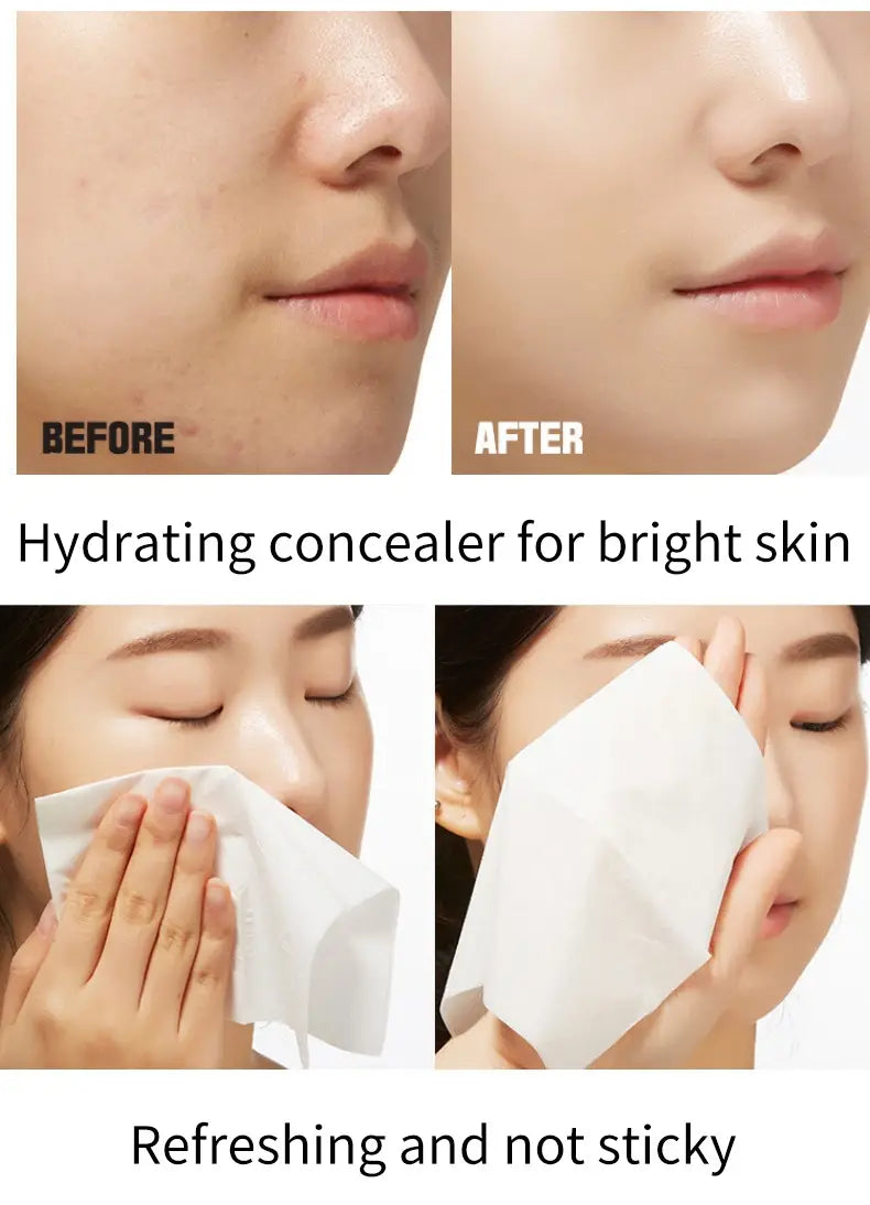 Waterproof Concealer Air Cushion for Oil Control and Instant Discoloration Cover