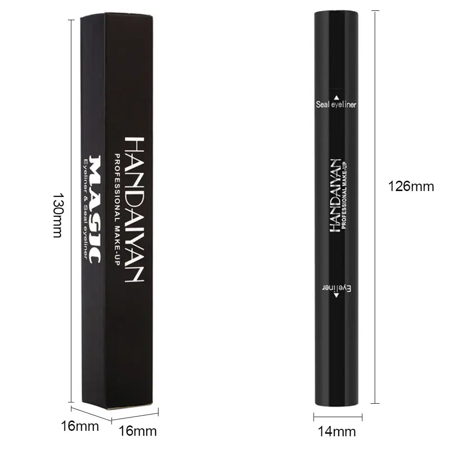 Triangle Seal Color Double Head Liquid Eyeliner in Multiple Shades