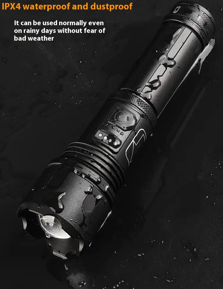 Rechargeable Strong Light Focusing Flashlight for Outdoor