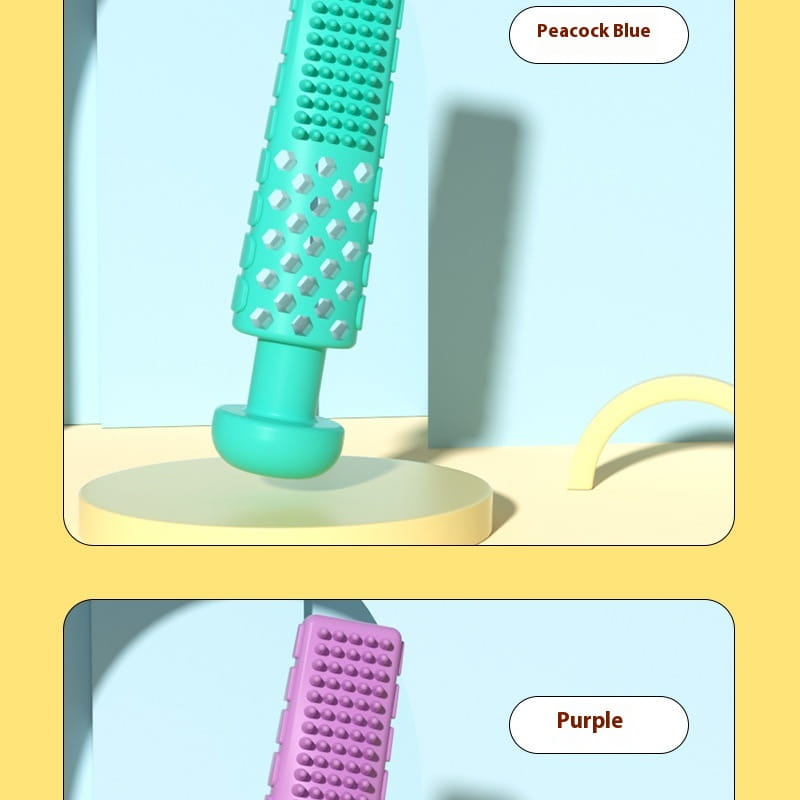 Small Animal Chew Toy TPR molar pinne for tenner rengjør kjæledyr tannpleie