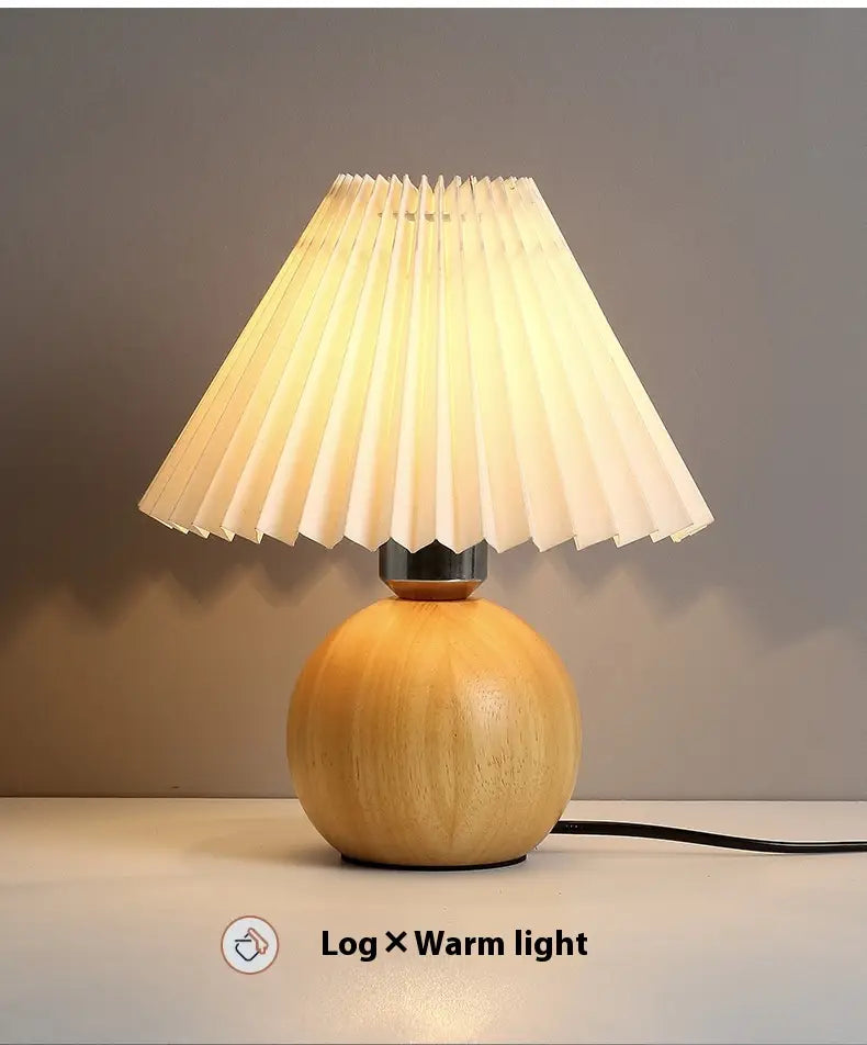 Walnut Color Changing Tricolor Bulb for Bedroom Bedside Lamp and Cozy Atmosphere Table