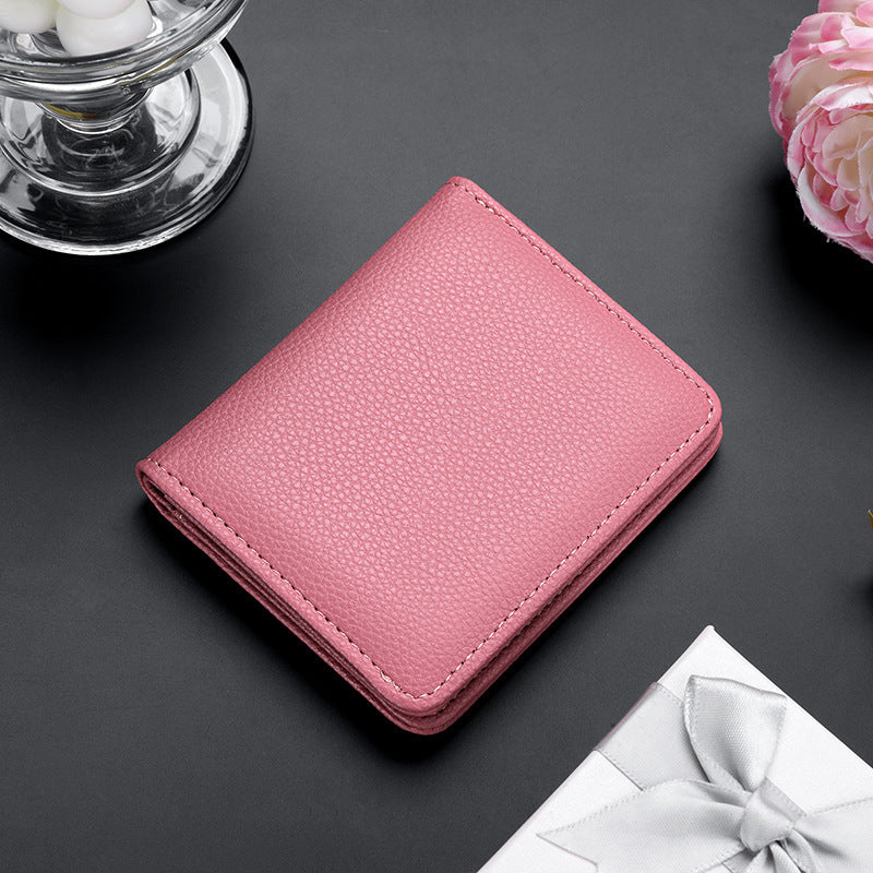 Fashion Casual Money Lychee Pattern Short Wallet - Wallet So Cute It Might Steal Your Heart and Cash