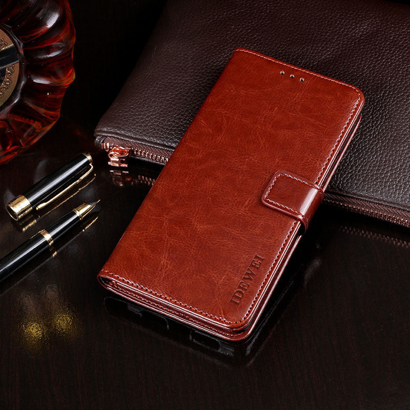 Huawei Wallet Style PU Cell Phone Case for Business and Casual Use in the United States - Stylish Leather Devices cell