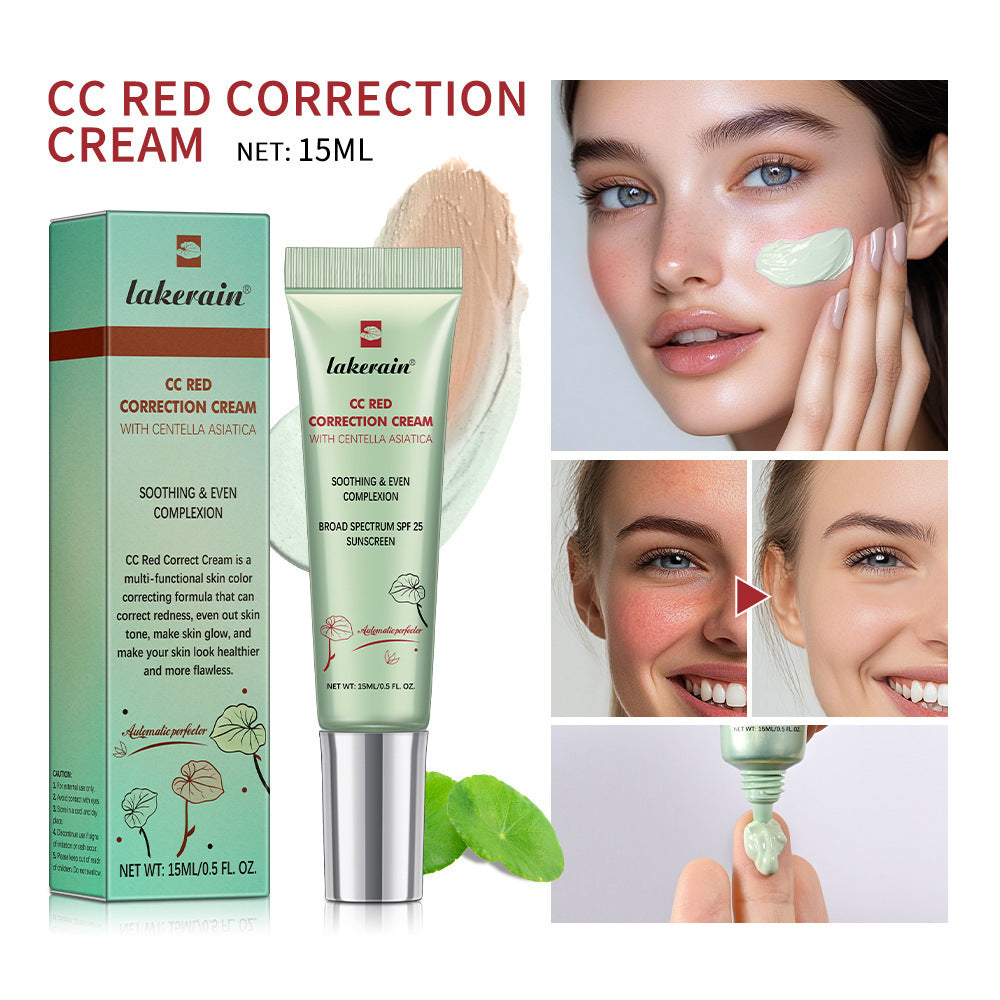 Centella Asiatica CC Cream for Moisturizing Waterproof Invisible Pores - Teleplus asiatica cc cream centella invisible