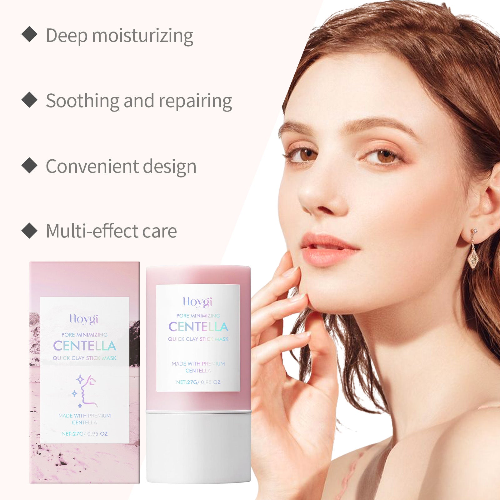 Centella Asiatica Clay Mask Stick Moisturizing and Clarifying for Skin - centella asiatica clay mask stick moisturizing