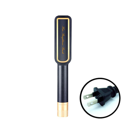 Ceramic Hair Straightener with Temperature Control and Dual-Use Heat Conductor - Teleplus hair straightener electric