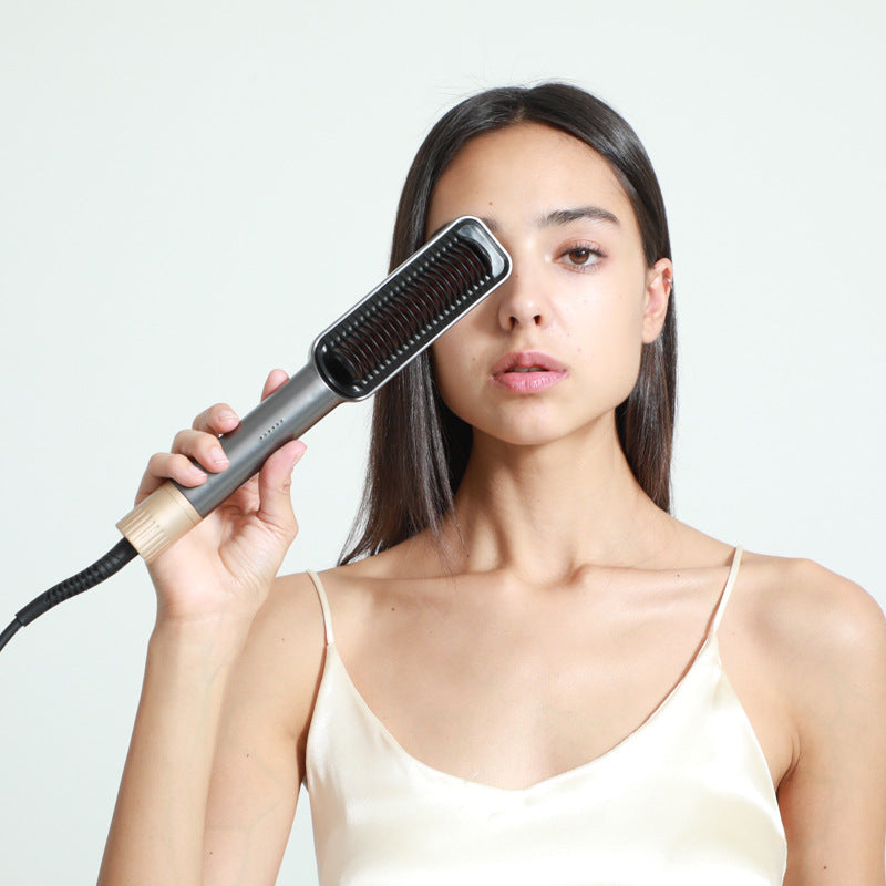 Ceramic Hair Straightener with Temperature Control and Dual-Use Heat Conductor - Teleplus hair straightener electric