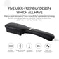 Ceramic Massage Comb and Buckle Hair Straightener with Temperature Control - Teleplus massage comb ceramic buckle hair