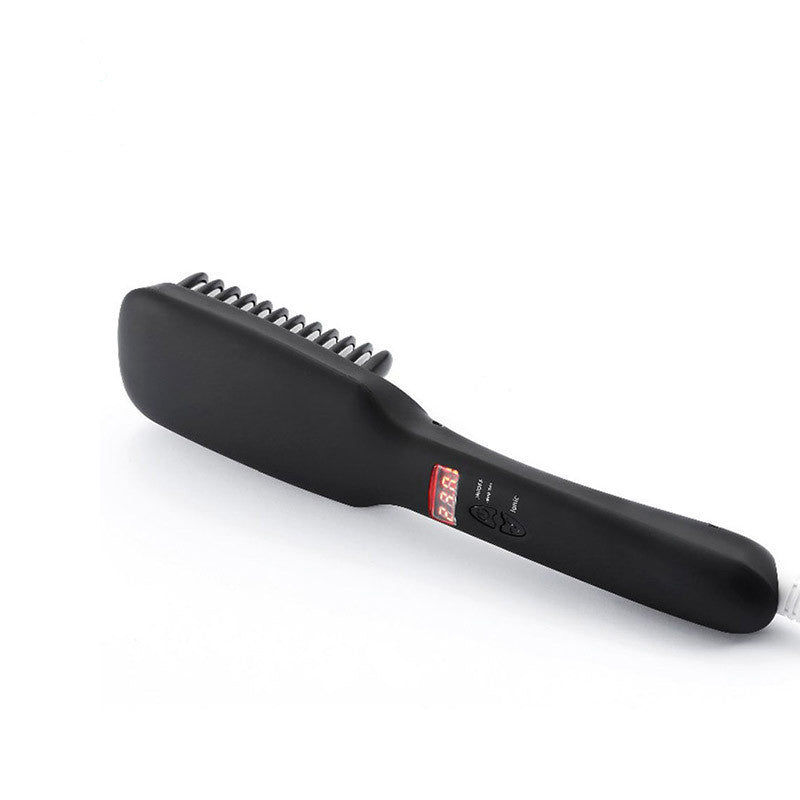 Ceramic Massage Comb and Buckle Hair Straightener with Temperature Control - Teleplus massage comb ceramic buckle hair