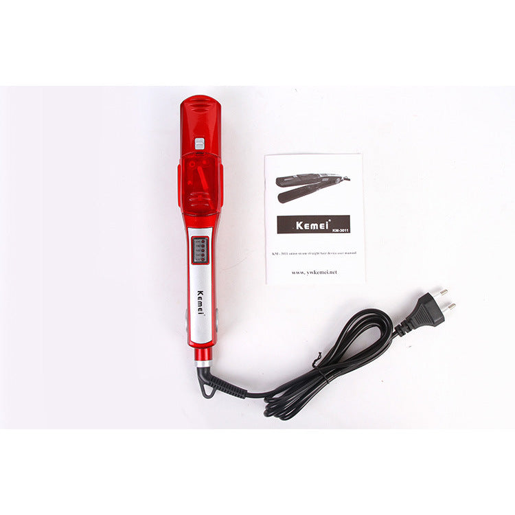 Ceramic Panel Hair Straightener with Temperature Regulating Electric Splint - ceramic panel hair straightener