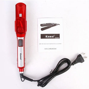 Ceramic Panel Hair Straightener with Temperature Regulating Electric Splint - ceramic panel hair straightener