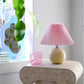 Ceramic Pleated Table Lamp Nordic Bedside Creative Night Light - Teleplus pleated table lamp nordic bedside ceramic