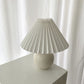 Ceramic Pleated Table Lamp Nordic Bedside Creative Night Light - Teleplus pleated table lamp nordic bedside ceramic