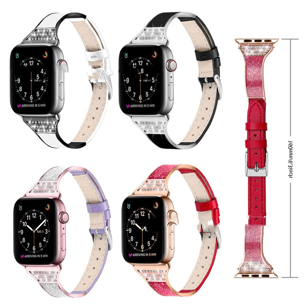 Ceramic Watch Band for Smart Watches Leather and Porcelain Styles - Teleplus smart watch band ceramic strap leather