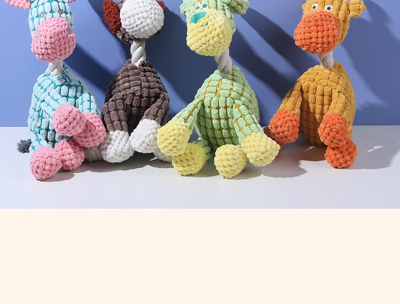 Giocattoli per cani con tessuto molare sound interattivo masticare per animali domestici