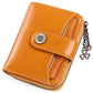 Oil Wax Genuine Leather Lady’s Wallet European And American Style - Custom Light Delight in Leather Wallets Galore