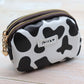 Multi Card Short Small Change Purse Lady - Multi Card Purse Perfect for Pink Cow Enthusiasts