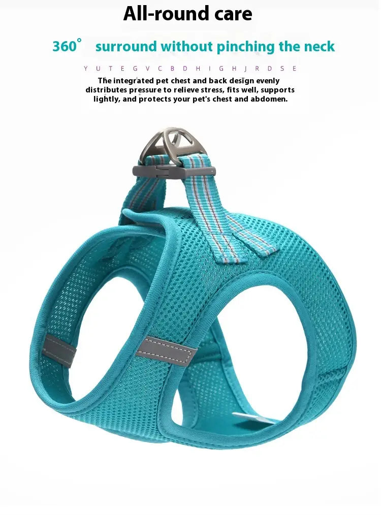 Macska kitörő biztonsági gallér hálószalaggal és kézi kötéllel több színben