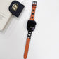 Chain Three-hole Retro Leather Leather Strap - Chain Three-hole Retro Leather Strap for Watches