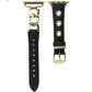 Chain Three-hole Retro Leather Leather Strap - Chain Three-hole Retro Leather Strap for Watches