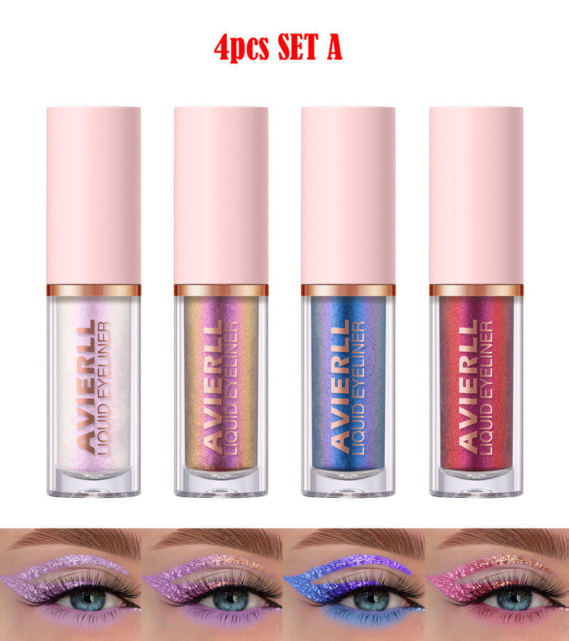 Chameleon Liquid Eyeliner Sets with 3 and 8 Colors for Universal Skin - Teleplus chameleon liquid eyeliner sets set b