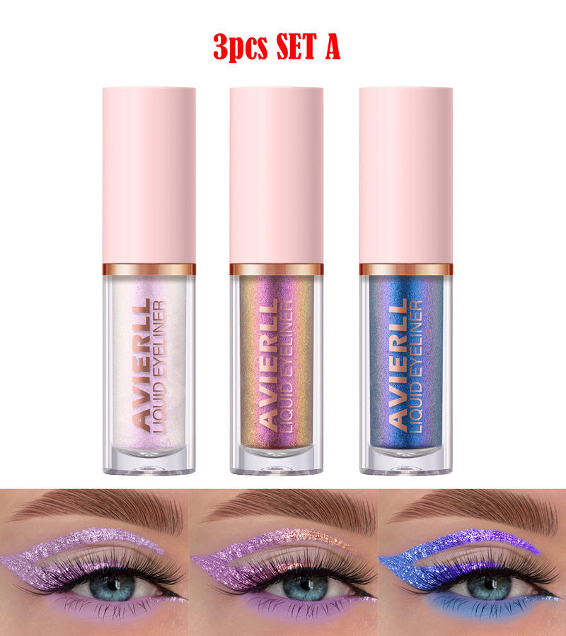 Chameleon Liquid Eyeliner Sets with 3 and 8 Colors for Universal Skin - Teleplus chameleon liquid eyeliner sets set b