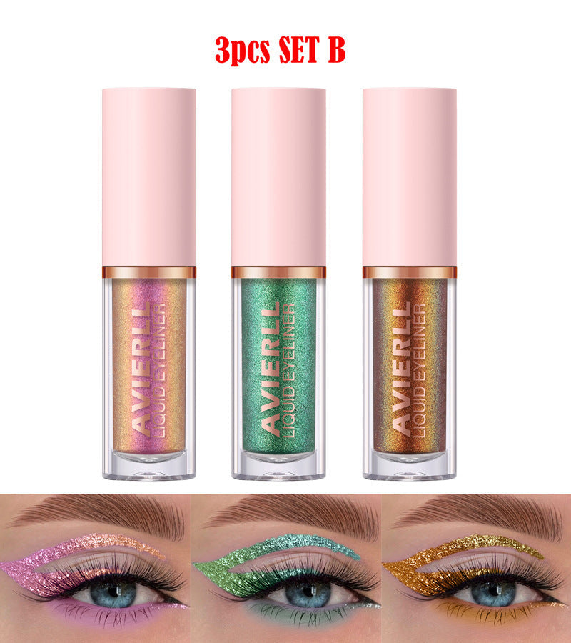 Chameleon Liquid Eyeliner Sets with 3 and 8 Colors for Universal Skin - Teleplus chameleon liquid eyeliner sets set b