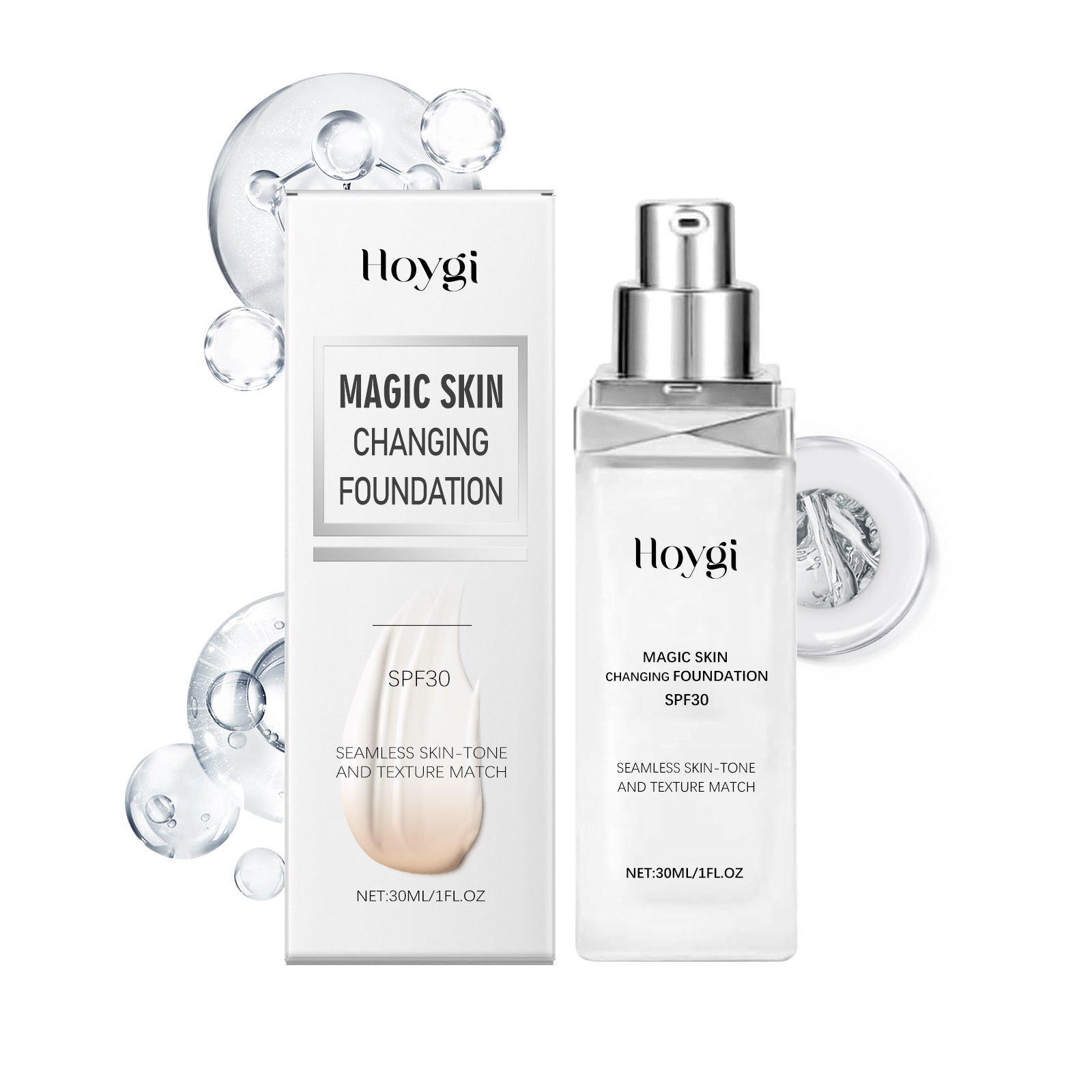 Change Longwear Foundation with Temperature-Responsive 30ml Water-Based Formula - temperature change longwear