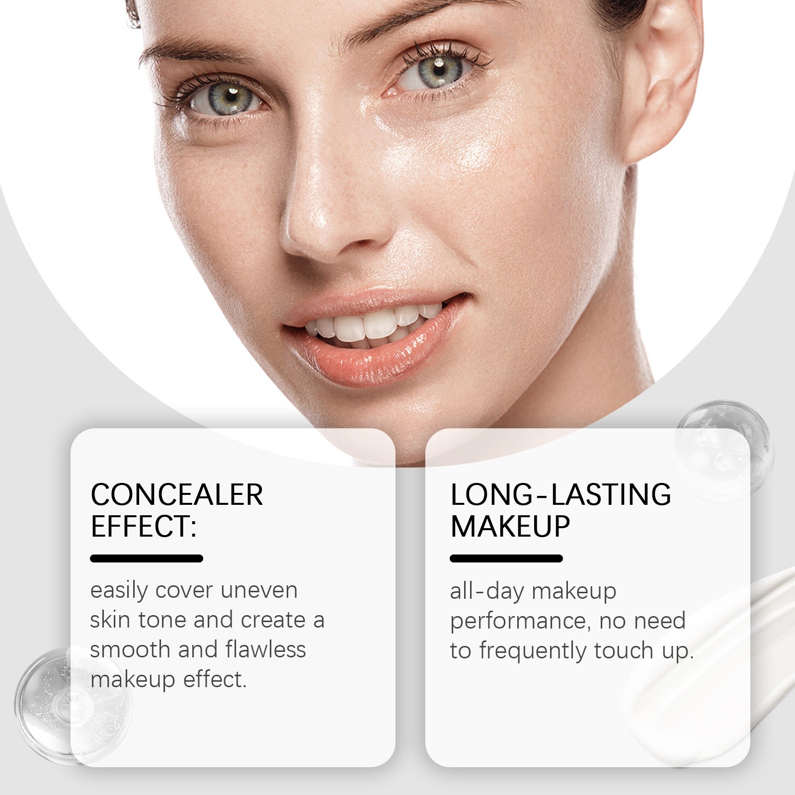 Change Longwear Foundation with Temperature-Responsive 30ml Water-Based Formula - temperature change longwear