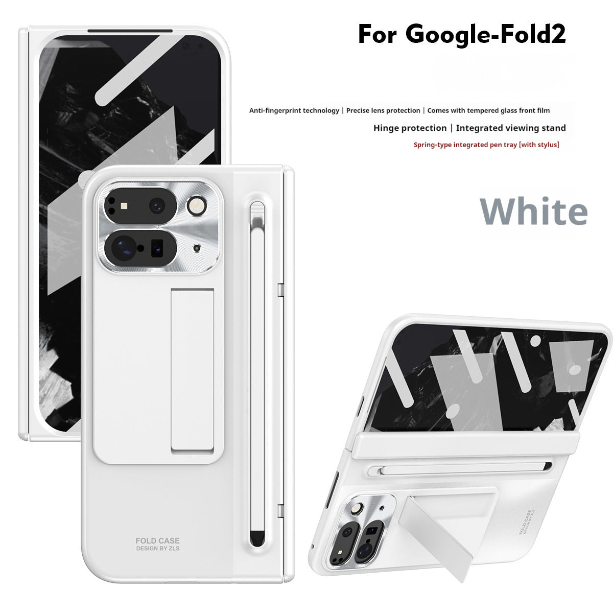 Changhong Series ZI ROSALO Phone Case with Shell Membrane Integrated for Pixel 9 Pro Fold - Teleplus pixel pro fold