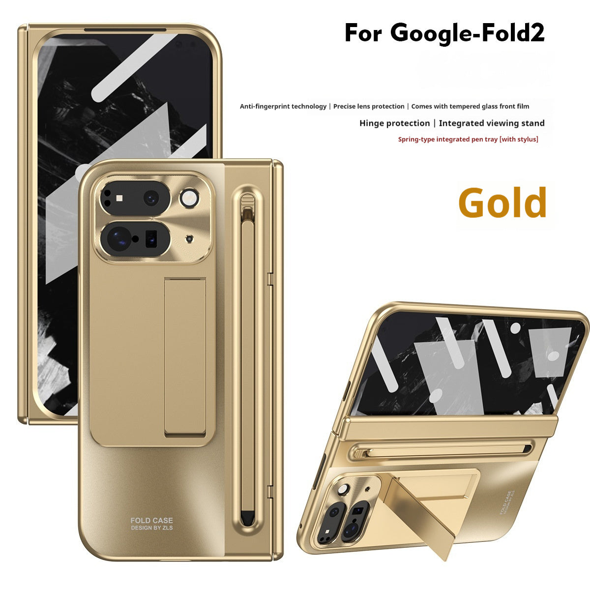 Changhong Series ZI ROSALO Phone Case with Shell Membrane Integrated for Pixel 9 Pro Fold - Teleplus pixel pro fold