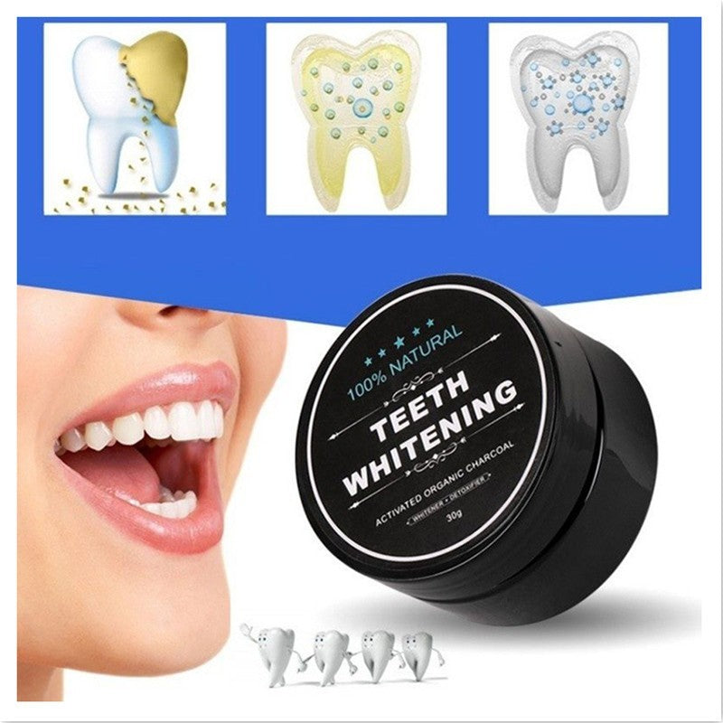 Charcoal Teeth Whitening Powder Activated Coconut Charcoal Teeth Whitening Charcoal Powder Oral Hygiene - Whitening