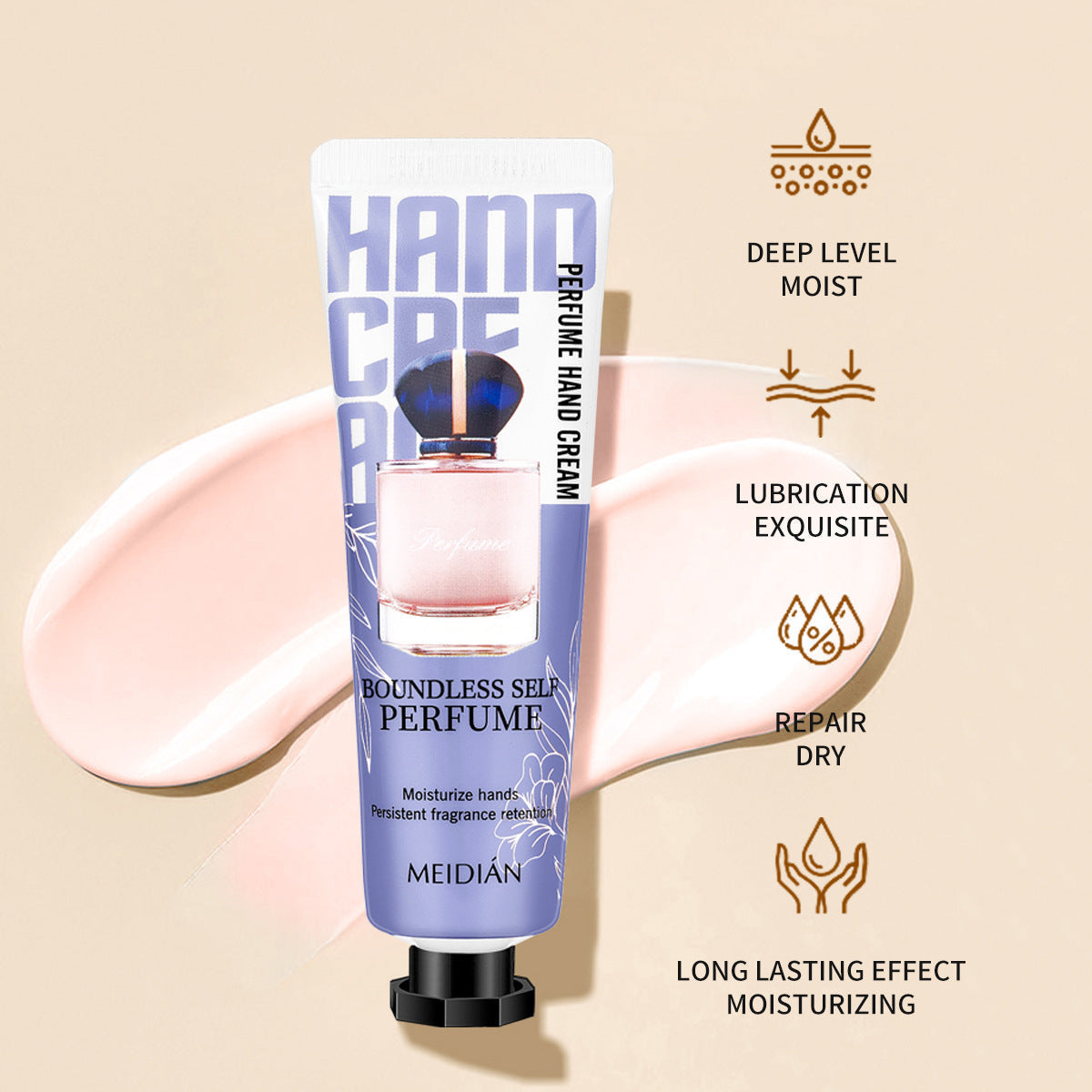 Charm Perfume Hand and Foot Cream Set with Mask for Moisturizing - charm perfume hand cream suit