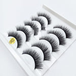 Chemical Fiber Eyelashes Big Eye Five Double Pairs for Volume - Teleplus big eye five double pairs