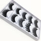 Chemical Fiber False Eyelashes 5 Pairs Thick Natural Curling - chemical fiber false eyelashes natural curling