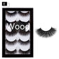 Chemical Fiber False Eyelashes 5 Pairs Thick Natural Curling - chemical fiber false eyelashes natural curling
