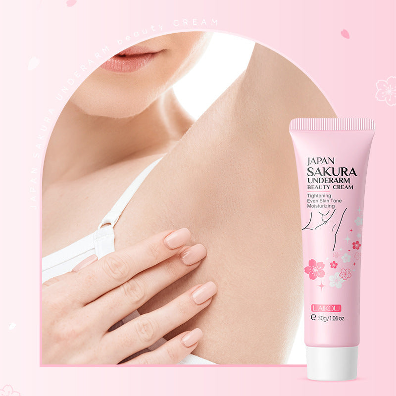 Cherry Blossom Underarm Cream for Smooth Skin - cherry blossom underarm cream