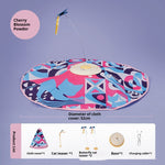 Cherry Powder Pet Toy with Send USB Charging Cable and Cloth Day Yellow - [sent] send usb charging cable
